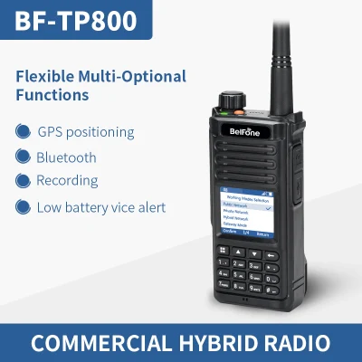 Nouvelle radio portable hybride commerciale avancée à large bande et à bande étroite Dmr Poc