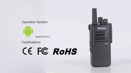 Vente chaude réseau 3G Android talkie-walkie Poc Radio bidirectionnelle Inrico T192