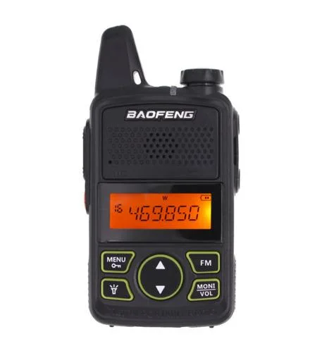 Vente chaude poche talkie-walkie UHF batterie de grande capacité radio mobile Baofeng T1