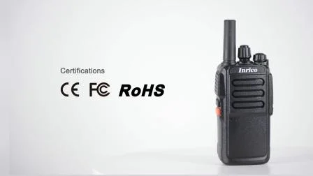 Radio portable longue portée carte SIM talkie-walkie interphone sans fil Poc Radio bidirectionnelle Inrico T196