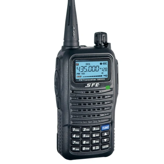 Sfe S850g Radio analogique offre spéciale talkie-walkie Radio 5W puissance de sortie 16 canaux avec canal occupé longue portée de 5 km de portée