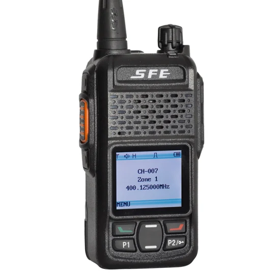 Talkie-walkie VHF Communication sans fil portable Radio bidirectionnelle Radio analogique Sfe SD280 5W longue portée 1024 canaux