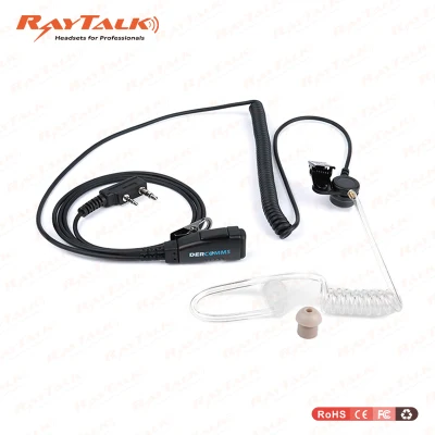 Écouteur à tube d'air pour talkie-walkie pour Icom IC-F3GS/IC-F4gt/IC-F11/IC-F14