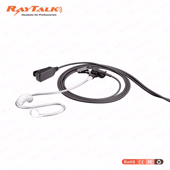 2016 Le plus récent talkie-walkie en plastique Ear Piece Logo Print Earphone